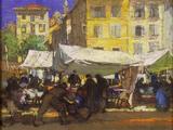 Le Puy, Place du Plot by Herbert Davis Richter